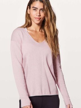LULULEMON Still Movement Sweater *Heathered Petals*